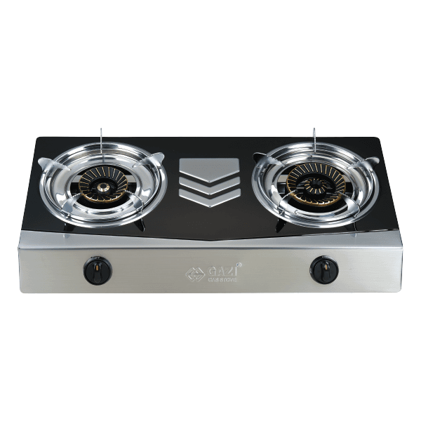 GST-215C Gazi Double Burner Gas Stove