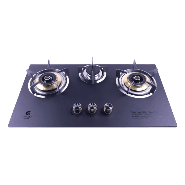 Gazi TG-203 Smiss Tempered Glass Gas Stove