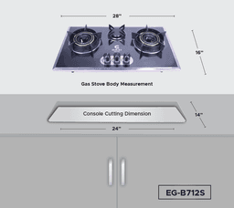 Gazi EG-B712S Gas Stove - view 5